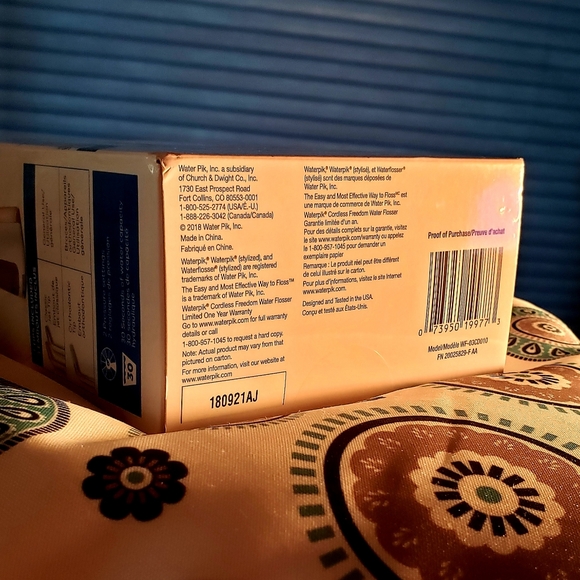 SOLD SOLD SOLD SOLD SOLD WATERPIK Cordless Freedom Water Flosser - NOS - Picture 8 of 11